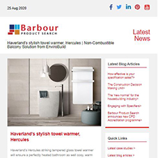 Haverland's stylish towel warmer, Hercules |  Non-Combustible Balcony Solution from EnviroBuild